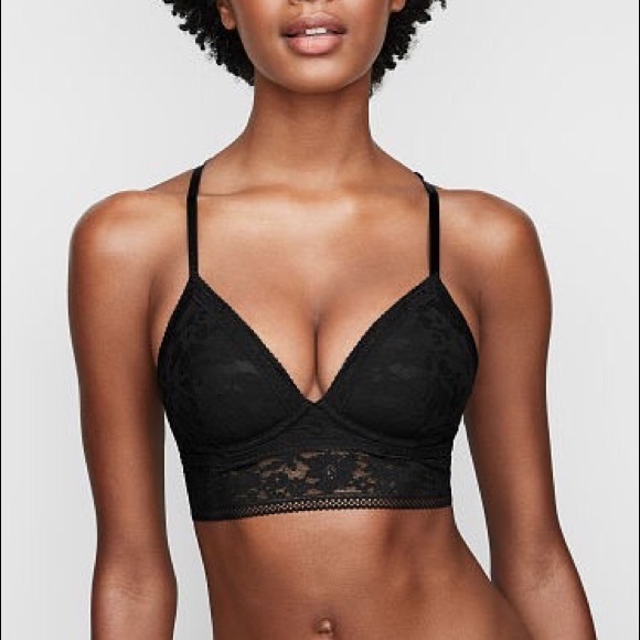 NWOT VS Wireless Lacie Racerback Bralette, Medium - Picture 3 of 10